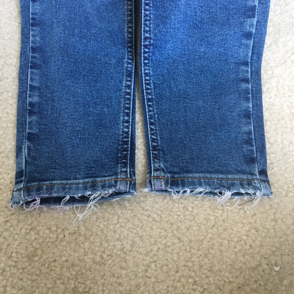 Topshop Jamie Medium Wash Skinny Jeans with Raw Hem - size 28 waist, 30 Long - Picture 4 of 4